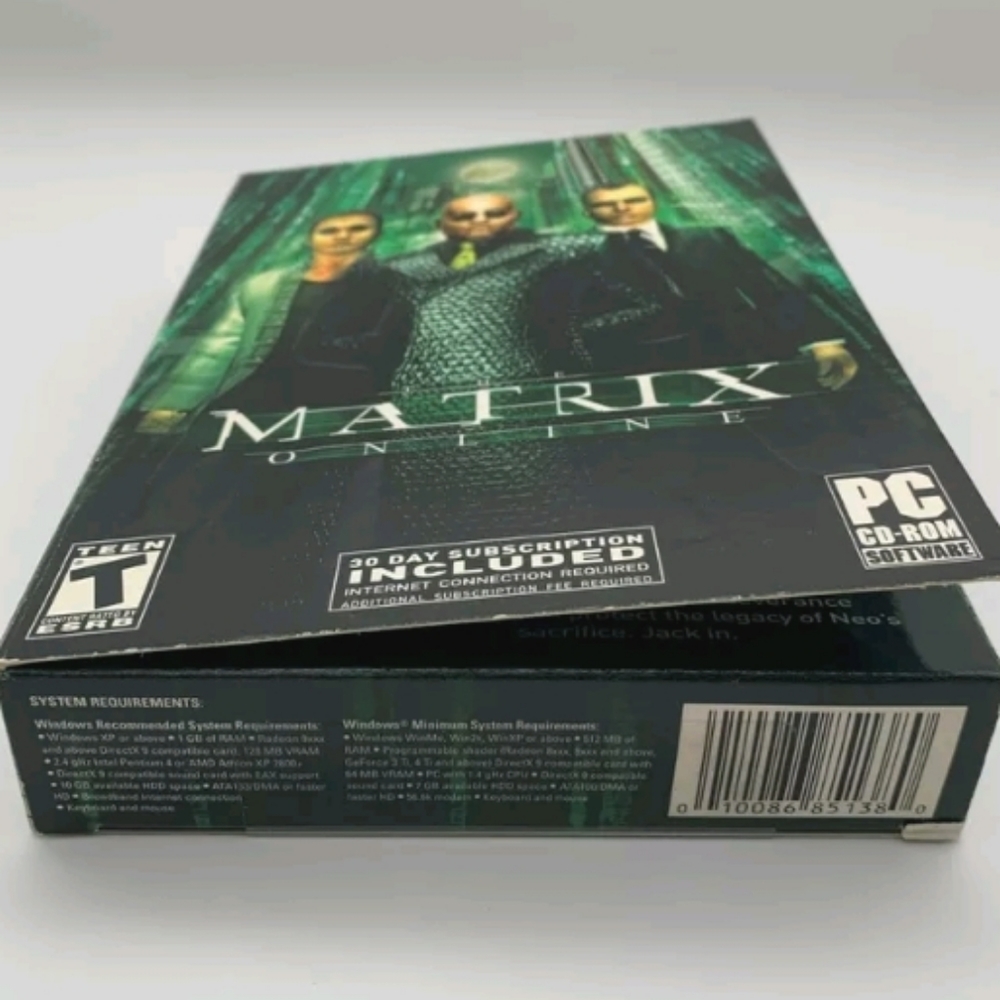The Matrix Online FACTORY SEALED / Brand New (PC, 2005)